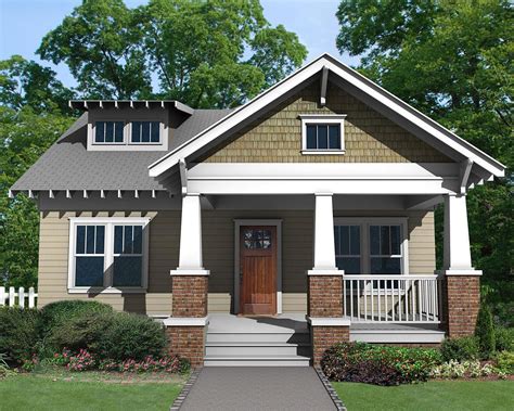 Charming Craftsman Bungalow with Deep Front Porch - 50103PH | Architectural Designs - House Plans