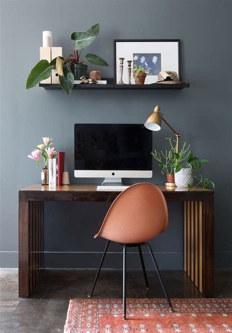 A Moody Home Makeover for Any Space | Office paint and Dark walls