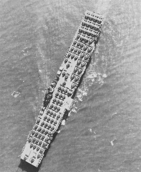 USS Boxer CV-21 carrier deck filled with airplanes | World War Photos