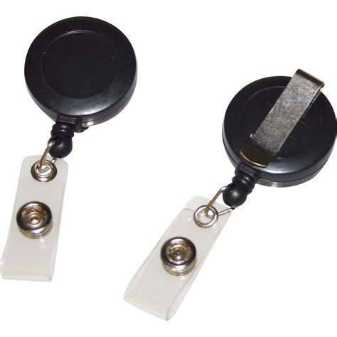 Retractable ID Holder with Belt Clip