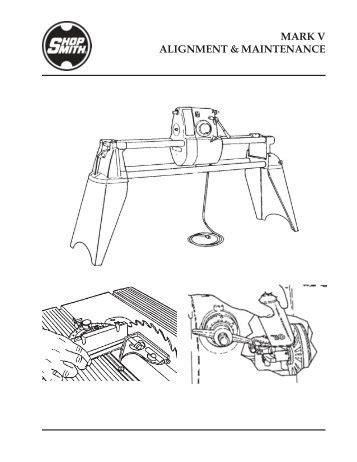 Shopsmith Mark V Parts Catalog - psawefield