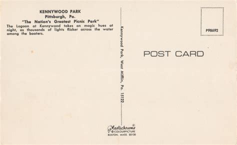 Postcard Thursday: Kennywood