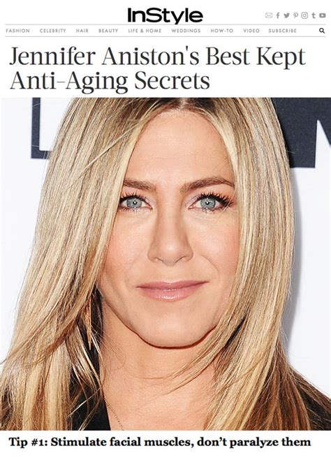 Jennifer Aniston's Best Kept Anti-Aging Secrets – NuFACE