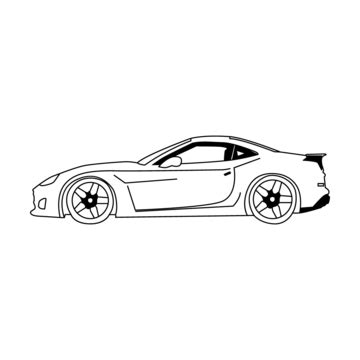 Car Drawing Outline Transport Clipart, Car Clipart, Drawing Clipart ...