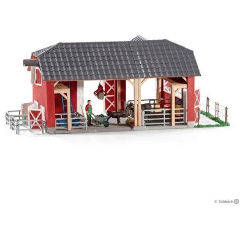 Schleich Farm World Large Red Barn with Accessories – The Rocking Horse ...