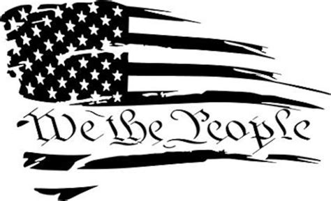 We the People Flag 5x5 Decal - Etsy