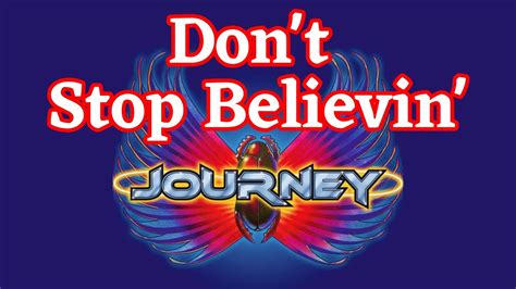 Don't Stop Believin' - JOURNEY Karaoke HD - YouTube