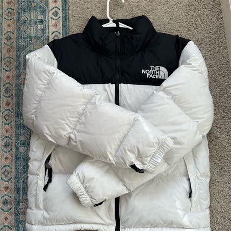 Like New White North Face Nuptse puffer jacket White North Face Jacket ...