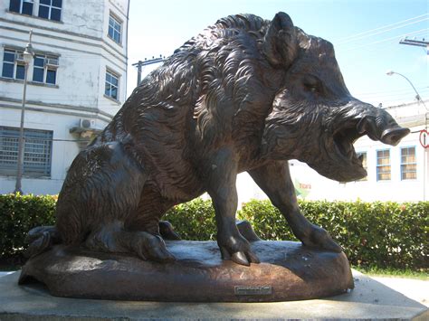 File:Cast metal statue of wild boar in Maceio, Alagoas, Brazil.jpg - Wikipedia