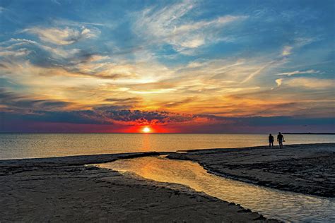 Sauble Beach Sunset - Evening Ritual Photograph by Steve Harrington ...