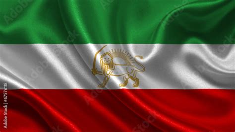 "Illustration of Iran flag before 1979 revolution" Stock photo and ...