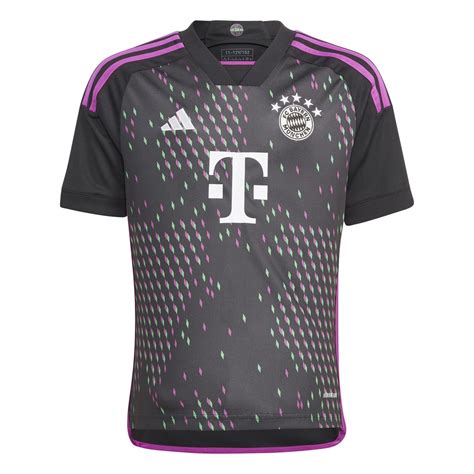 adidas | Bayern Munich Away Shirt 2023 2024 Juniors | Black ...