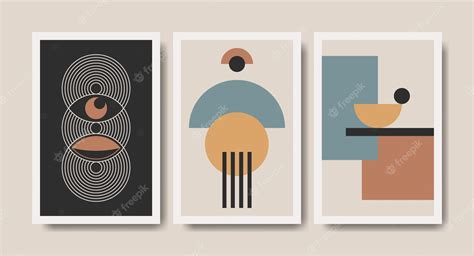 Premium Vector | Minimalist abstract shapes collections.