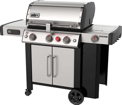 Best Buy: Weber Genesis II Smart Grill SX-335 3-Burner Propane Gas Grill Stainless Steel 61006601