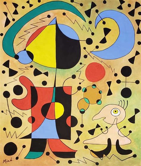 Joan Miro Gouache on Paper Painting | Joan miro paintings, Joan miro ...