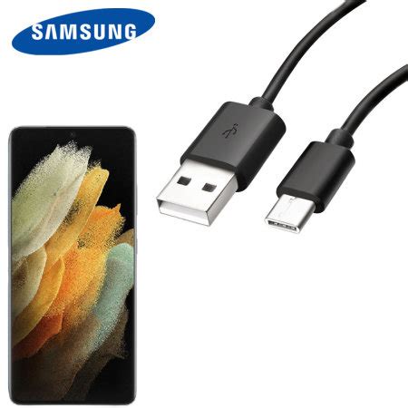 Official Samsung 1.2m USB-C Fast Charging Cable - For Samsung Galaxy S21 Ultra