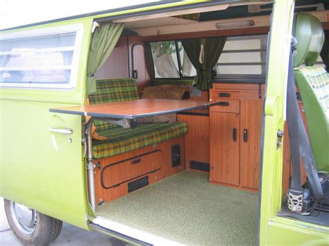 Vintage Surfari Wagons: A New Interior for 1977 Westfalia VW Bus "Taos"