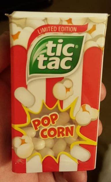 Tic Tac Popcorn | Candy & Sweets..New | Pinterest | Popcorn, Crazy food and Chocolate ice cream