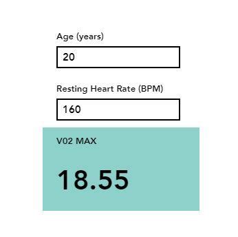 Vo2 Max Calculator Using Resting Heart Rate - arabic-blog