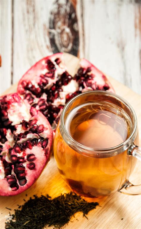 Pomegranate Green Tea | Paleo Leap