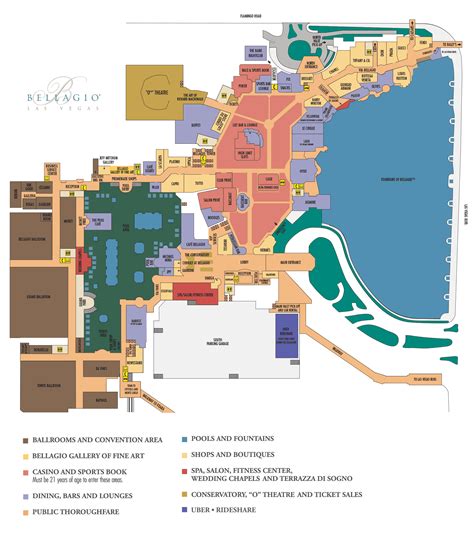 Bellagio Las Vegas: Rooms, Maps, O Theater Seating Chart & Show Times