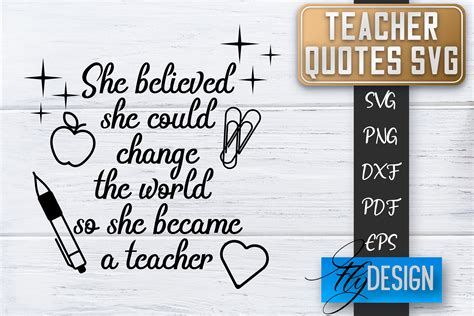 Teacher SVG | Teacher Quotes SVG| Graphic by flydesignsvg · Creative Fabrica