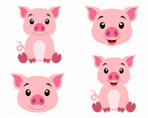 Baby Pig Clipart