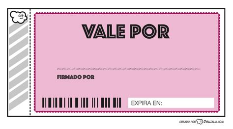 Vales para regalar emociones – Artofit