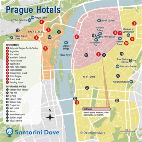 Prague Hotel Map - Best Areas, Neighborhoods, & Places to Stay