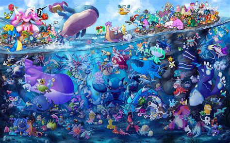 Ultra Water Pokémon and Background , Pokemon Underwater HD wallpaper ...