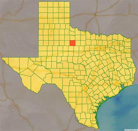 Map of Haskell County, Texas - Thong Thai Real