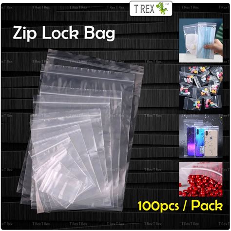 100pcs Zipper Plastic Bag / Zip Lock Plastic Bag (14 Sizes) Malaysia, Selangor, Kuala Lumpur (KL ...