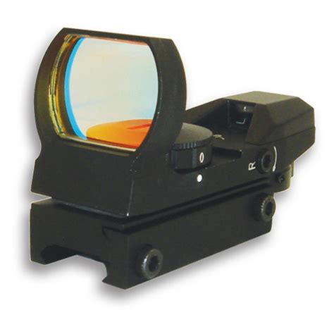 NcSTAR Red Dot Reflex Sight with 4 Different Reticles - 181786, Red Dot Sights at Sportsman's Guide