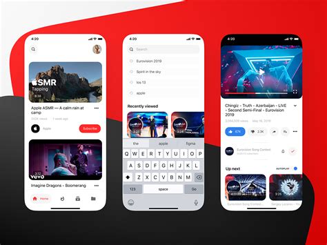 YouTube redesign by Daniel Nefedov on Dribbble