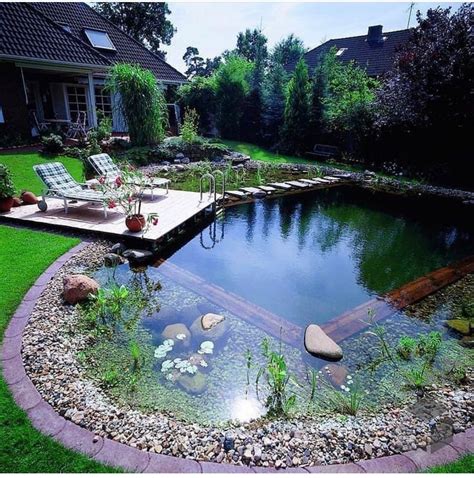 12 Natural Backyard Swimming Pools Ideas - DHOMISH