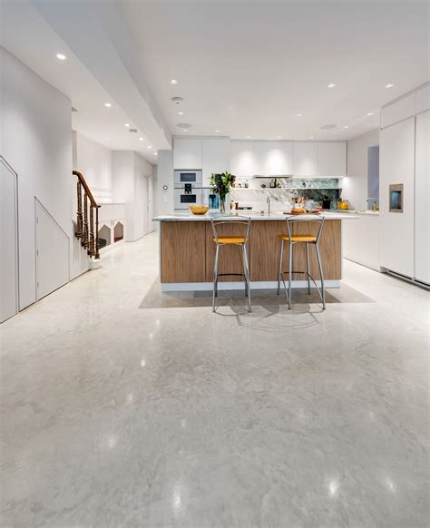 Concrete doesn't have to be grey. This Oyster White Lazenby Polished ...