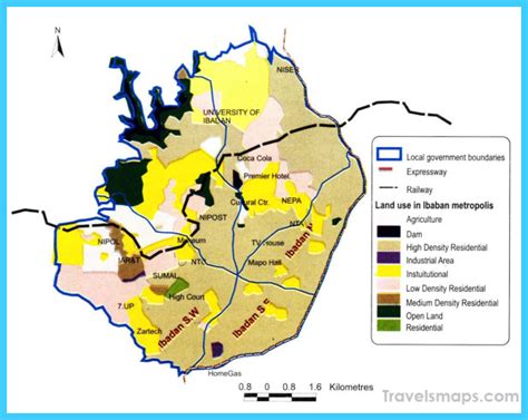 Map of Ibadan - TravelsMaps.Com