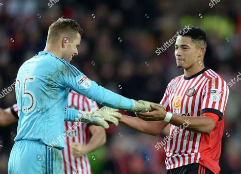 Tyias Browning Sunderland Right Celebrates Final Editorial Stock Photo - Stock Image | Shutterstock