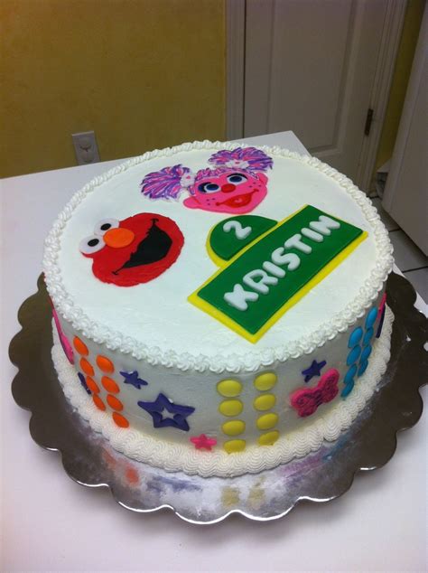 Elmo And Abby Cadabby Cake - CakeCentral.com