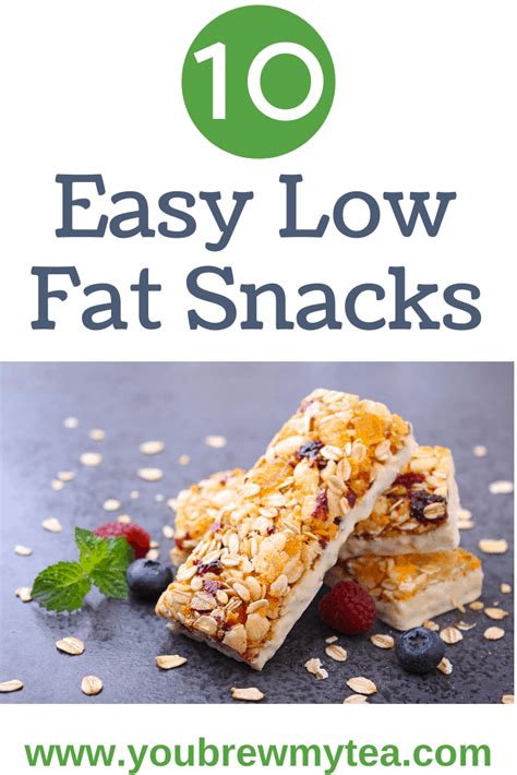 10 Easy Low Fat Snacks