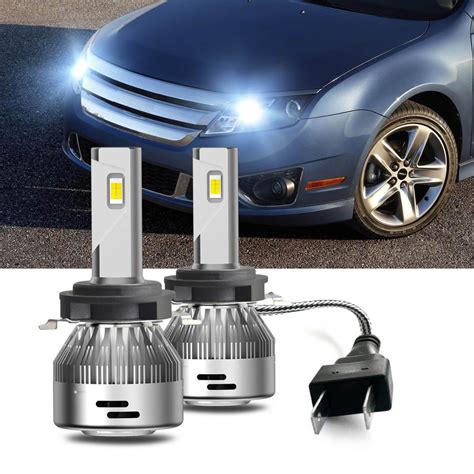 2007-2011 Ford Fusion LED Headlight Bulbs Exterior Interior Package ...