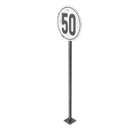 50 Speed Limit Sign PNG Images & PSDs for Download | PixelSquid - S120126826