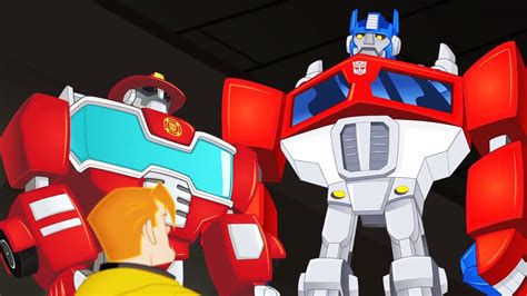 Optimus Prime Takes Charge | Transformers Rescue Bots | Full Episodes ...