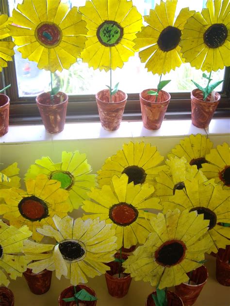 Use Your Coloured Pencils: Potted Sunflowers