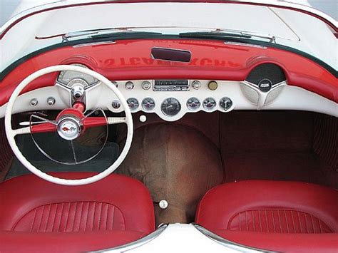 1954 Chevrolet Corvette Interior | See more Corvettes at Col… | Flickr