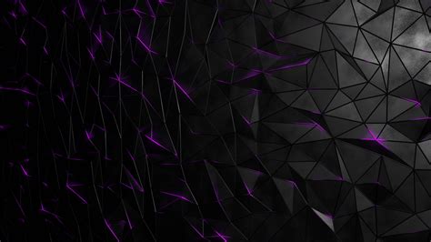 Black Purple Triangles HD Abstract Wallpapers | HD Wallpapers | ID #63511