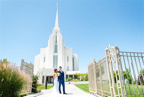 Devan + Natalie - Rexburg Temple Summer Wedding