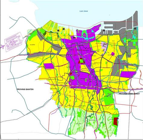 Jakarta cbd map - Map of Jakarta cbd (Java - Indonesia)