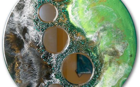 Add the WOW factor to your resin art by incorporating mirrors | Sue Findlay Designs Stone Art ...