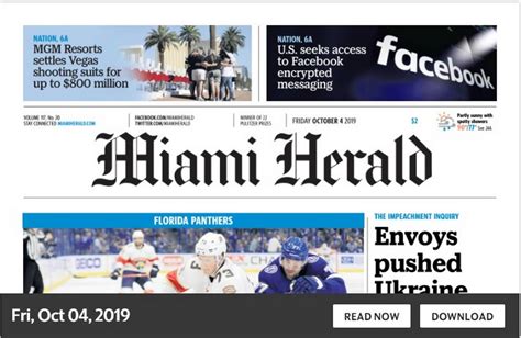 Miami Herald ~ Miami Herald El Nuevo Herald To Vacate Doral Office Work From Home Through End Of ...